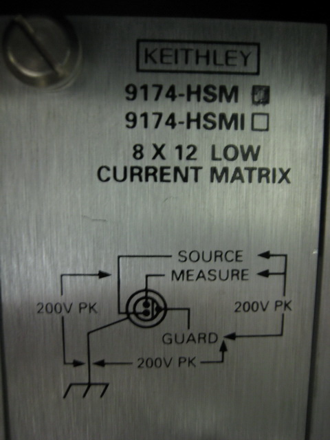 KEITHLEY 9174 HSM 8X12 LOW CURRENT MATRIX CARD 